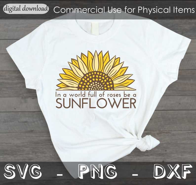 Download Half Sunflower Svg Designs For Your Craft Projects