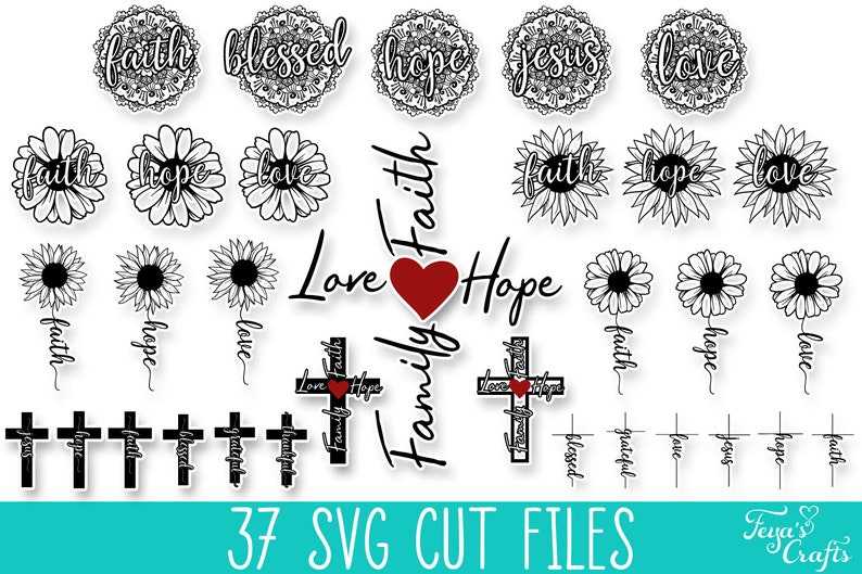 Faith SVG Bundle Creativity and Fun Digital Download