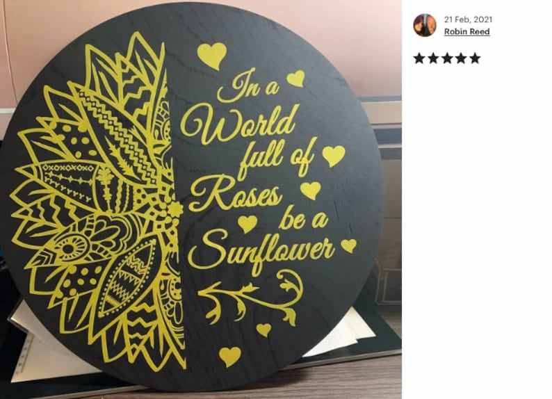 Be a Sunflower Mandala Svg Creativity and Fun Digital Download 