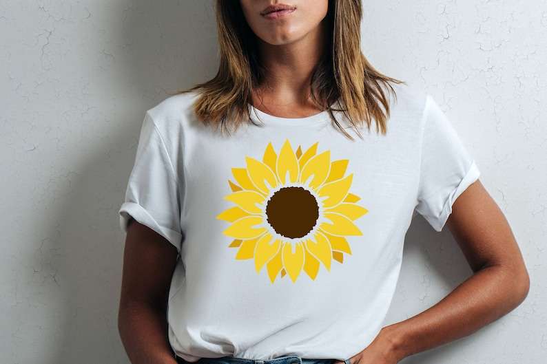 Sunflower Svg Bundle, Sunflower SVG, Flower SVG, Monogram Svg, Digital Download#6