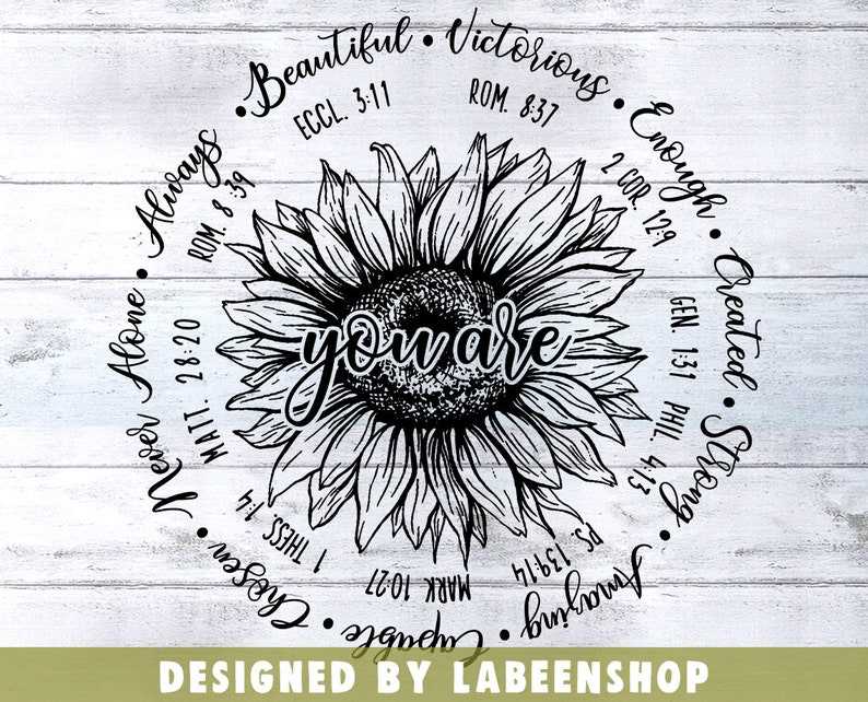 You are Sunflower Inspiration Svg Perfect for Crafting & Design Projects