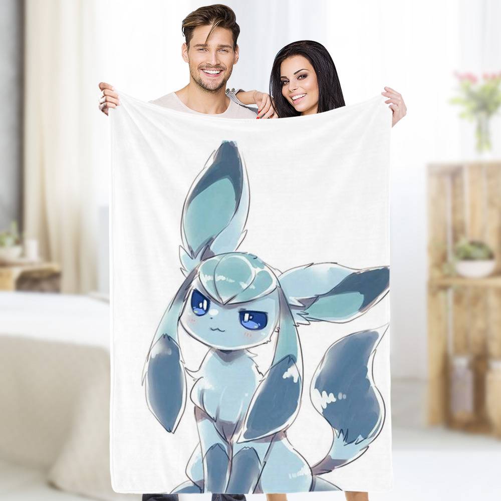 Short-sleeve Unisex T-shirt Glaceon Pokemon Eevee -  Norway