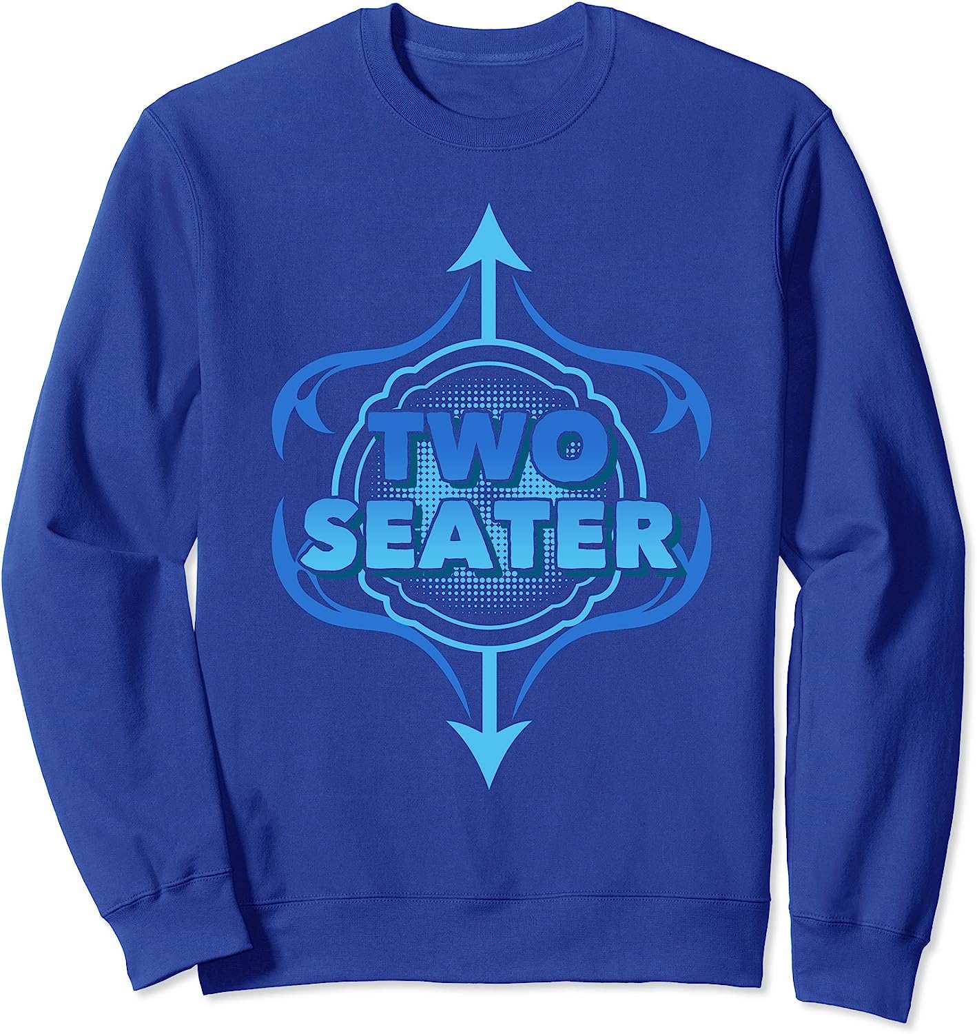 Stylish Comfortable Two Seater Blue Logo Sweatshirt Hoodie Gift twoseatershirt