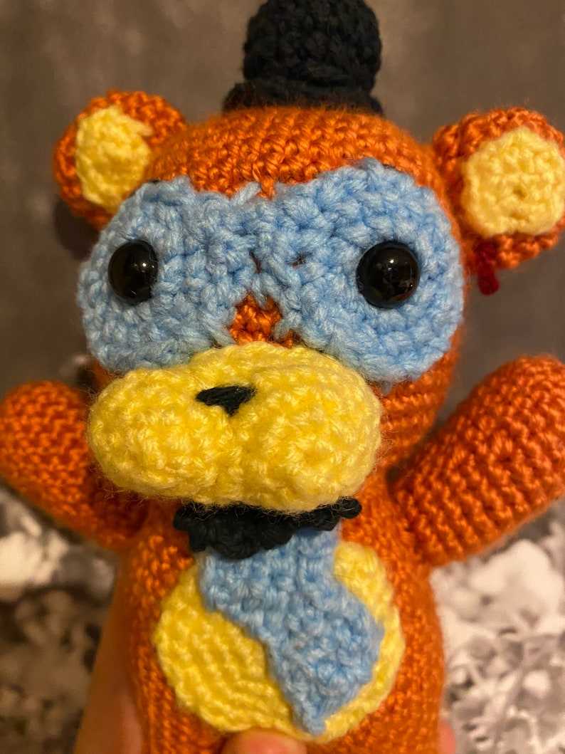 Golden Freddy Fazbear Plush Amigurumi 