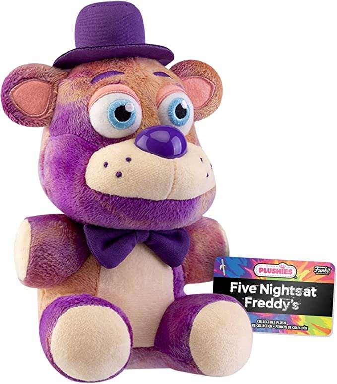  10 inch Cute Night Plush - Purple Hat Golden Freddy