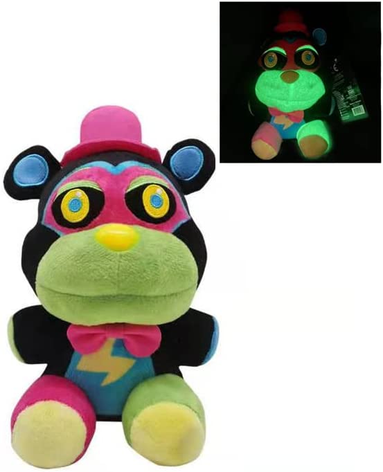 10 Inch Freddy Plush Toy Funko Five Nights at Freddy's Security Breach  Blacklight Glamrock