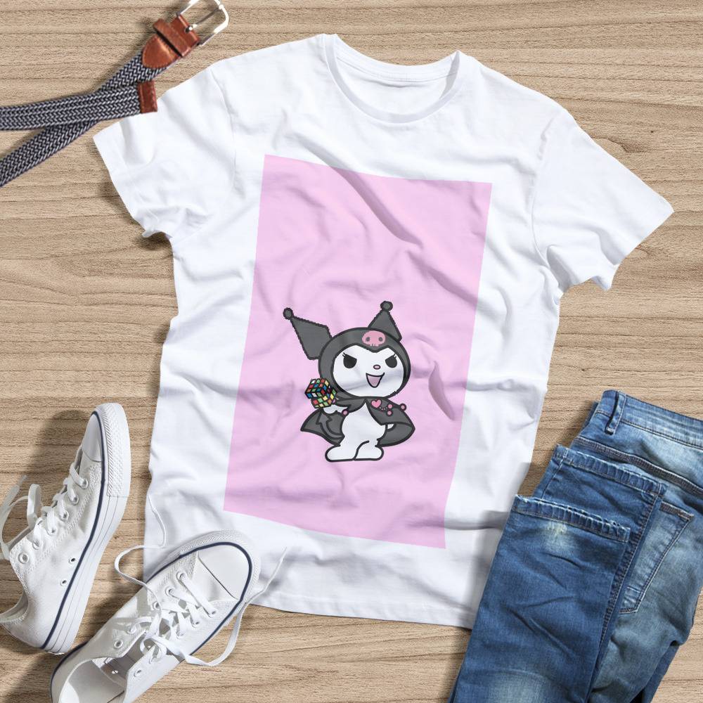 Sanrio Kuromi Gamer Girl Unisex Short Sleeve T-Shirt